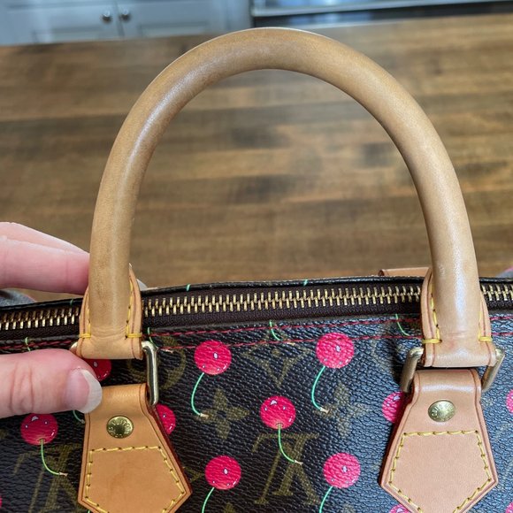 Louis Vuitton Murakami Cherries/Cerises Speedy 25 - Picture 5 of 16